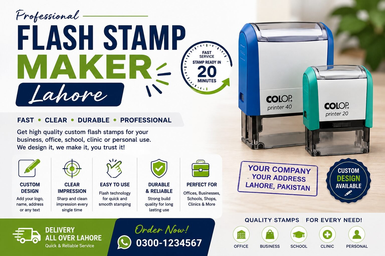 Types of Rubber Stamps — Which One Do You Actually Need?