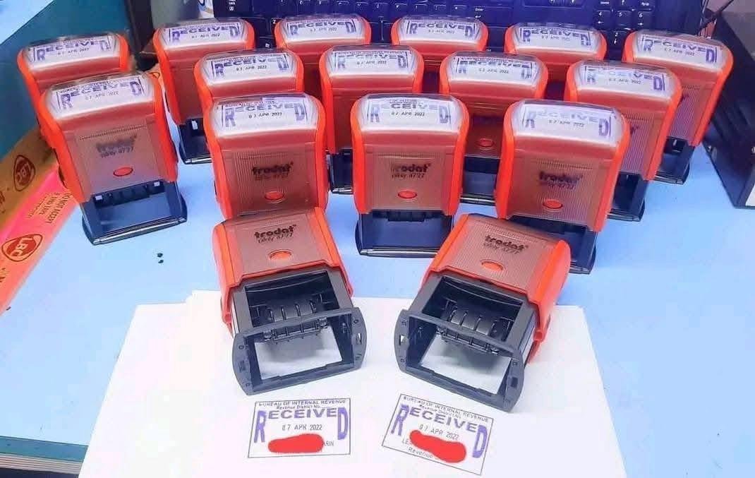 Bulk order of Trodat RECEIVED stamps for an office client