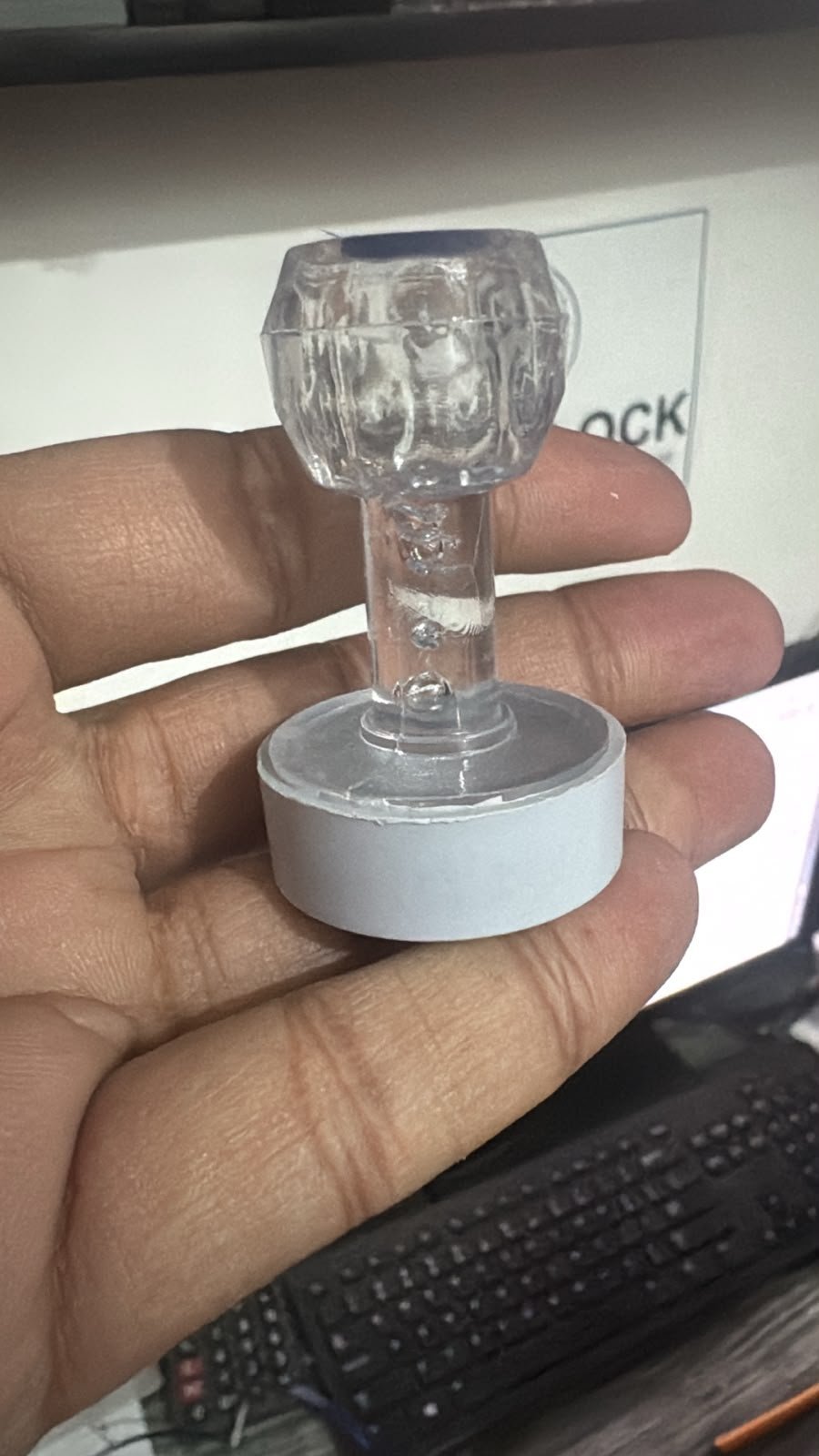 Round Crystal Flash Stamp