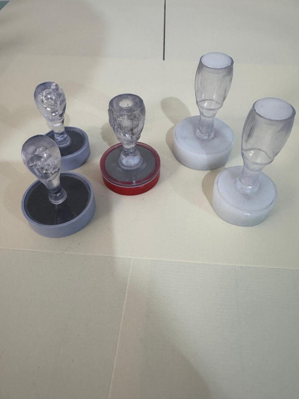 Round Flash Stamp with Crystal Handle — Kashif Printers, Lahore