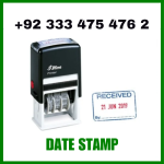 Custom Date Machine Stamp