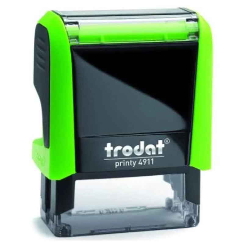 Rectangular stamp green