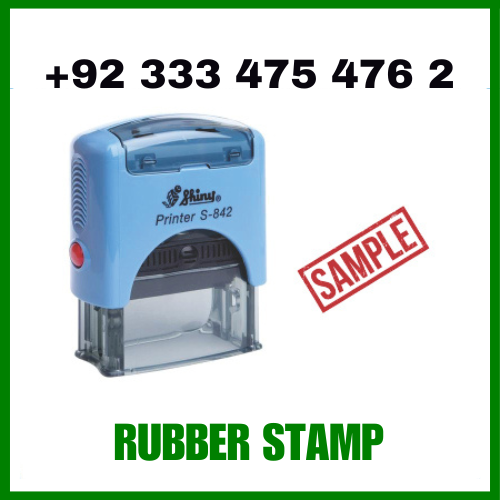 Rubber stamp