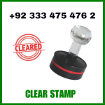 clear stamp