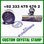 Crystal Rubber Stamp