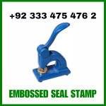 embossed seal stamp