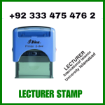 lecturer stamp