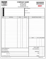 Custom Invoice Printing